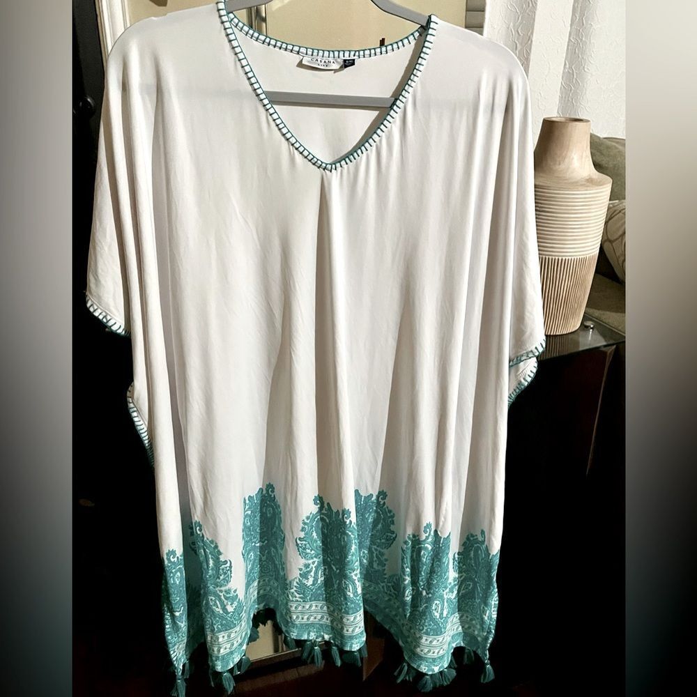 Cabana Life St. Pete Embroidered Cover Up NEW